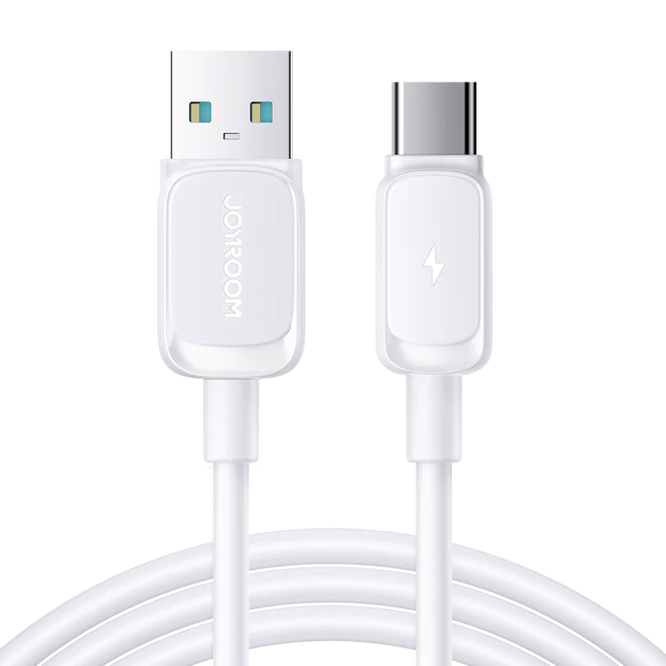 [S-AC027A14-W] JoyRoom 3A USB Type A - C Fast Charging Data Cable | 1.2Mt White
