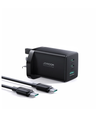 JoyRoom 65w 3 x USB (2C+1A) Ultra Fast Charger Kit | Black