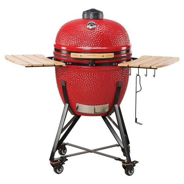 [TQ0023RED] Kamado Bono GRANDE Large 23" Ceramic Barbeque Grill | Red