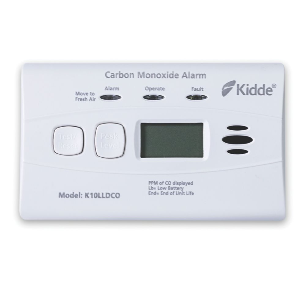 [K10LLDCO] Kidde 10-Year Digital Carbon Monoxide Alarm | Lithium Battery