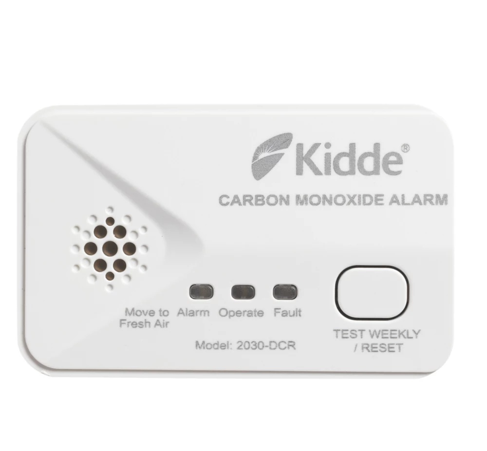 [2030-DCR] Kidde Carbon Monoxide Alarm | 10 Year Sensor