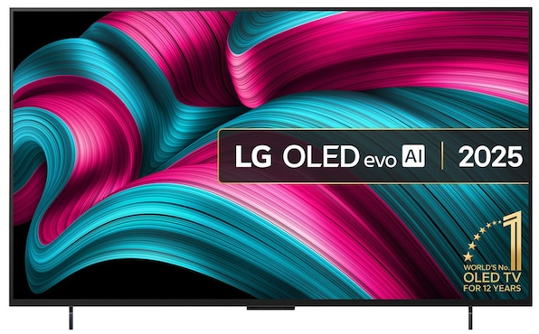 [OLED65C54LA.AEK] LG OLED 65" evo AI C5 4K Smart TV 2025, Dark Titan Silver | OLED65C54LA