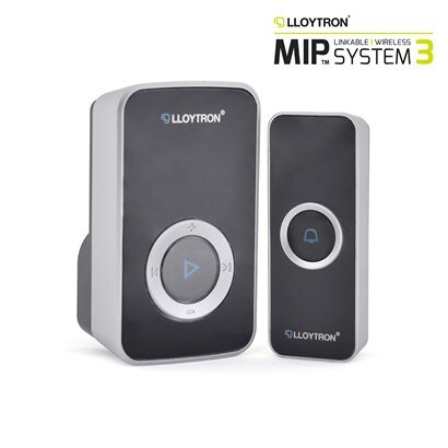 [B7531BK] Lloytron Wireless Plug-In Door Chime | Black