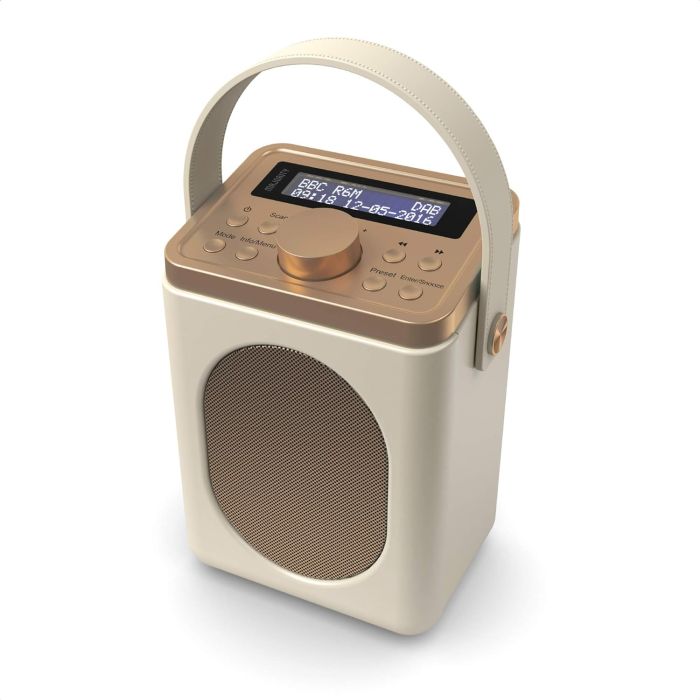 [LSHDABCRM] Majority Portable Bluetooth FM DAB Radio | Cream
