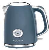 [980598] Morphy Richards Boutique Matt Steel Jug Kettle | Thunder Blue