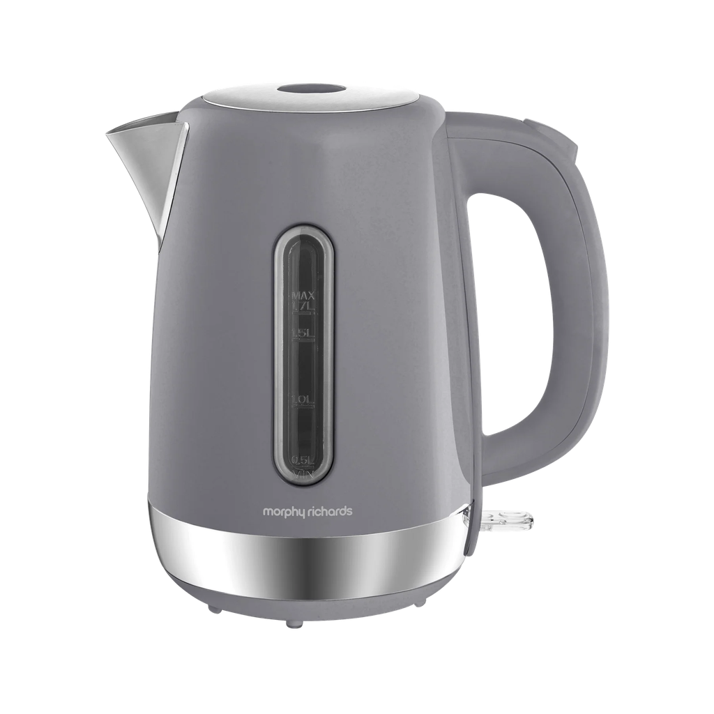[102787] Morphy Richards Equip Metallic Jug Kettle | Grey