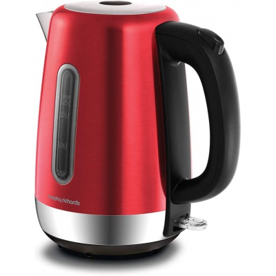 [102785] Morphy Richards Equip Metallic Jug Kettle | Red