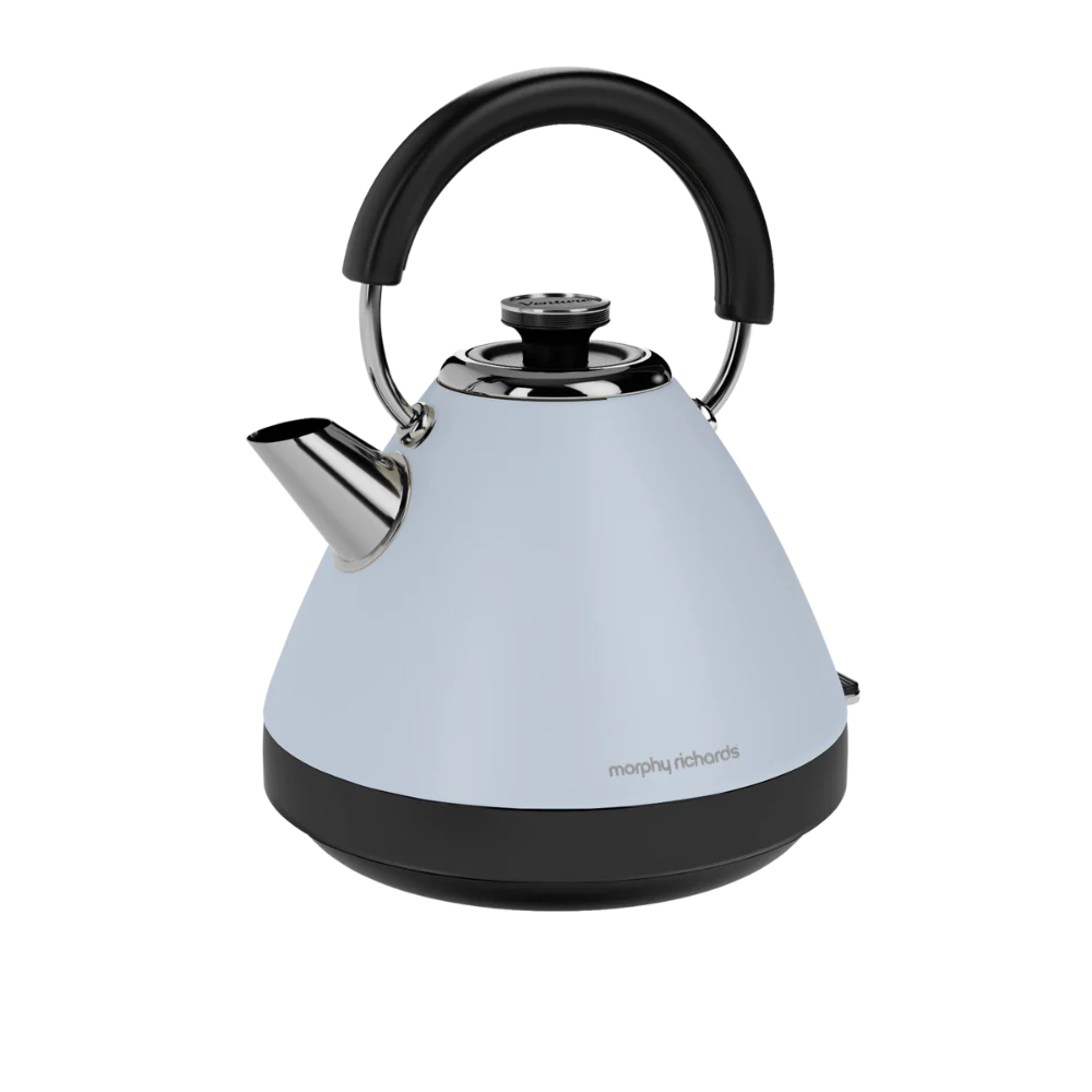 [100136] Morphy Richards Venture Metal Pyramid Kettle | Duck Egg Blue