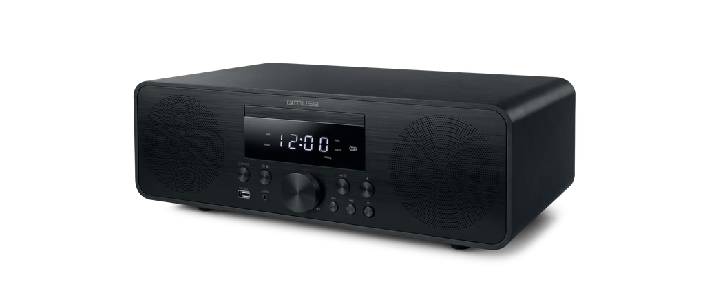 Muse Bluetooth Micro System c/w FM Radio, CD & USB | Black