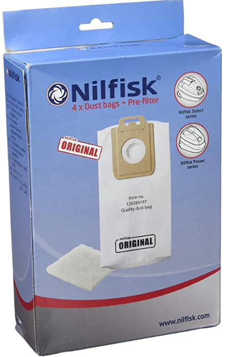 [128389187] Nilfisk Select Geniune Vacuum Cleaner Bags