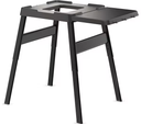 Ninja Woodfire Electric BBQ Grill Stand & Side Table | Black
