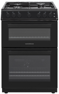 Nordmende 60cm Black Natural Gas Cooker