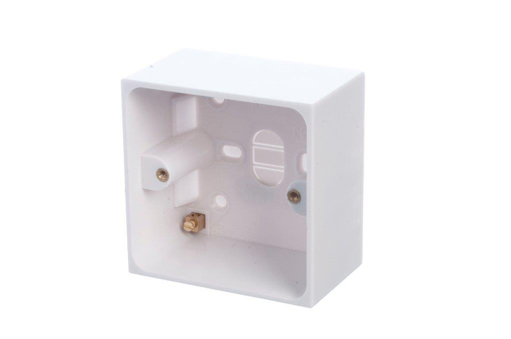 [7160] Powermaster 1 Gang 47mm Surface Patress Box
