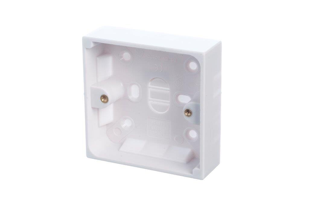 Powermaster 1 Gang Surface Socket Box