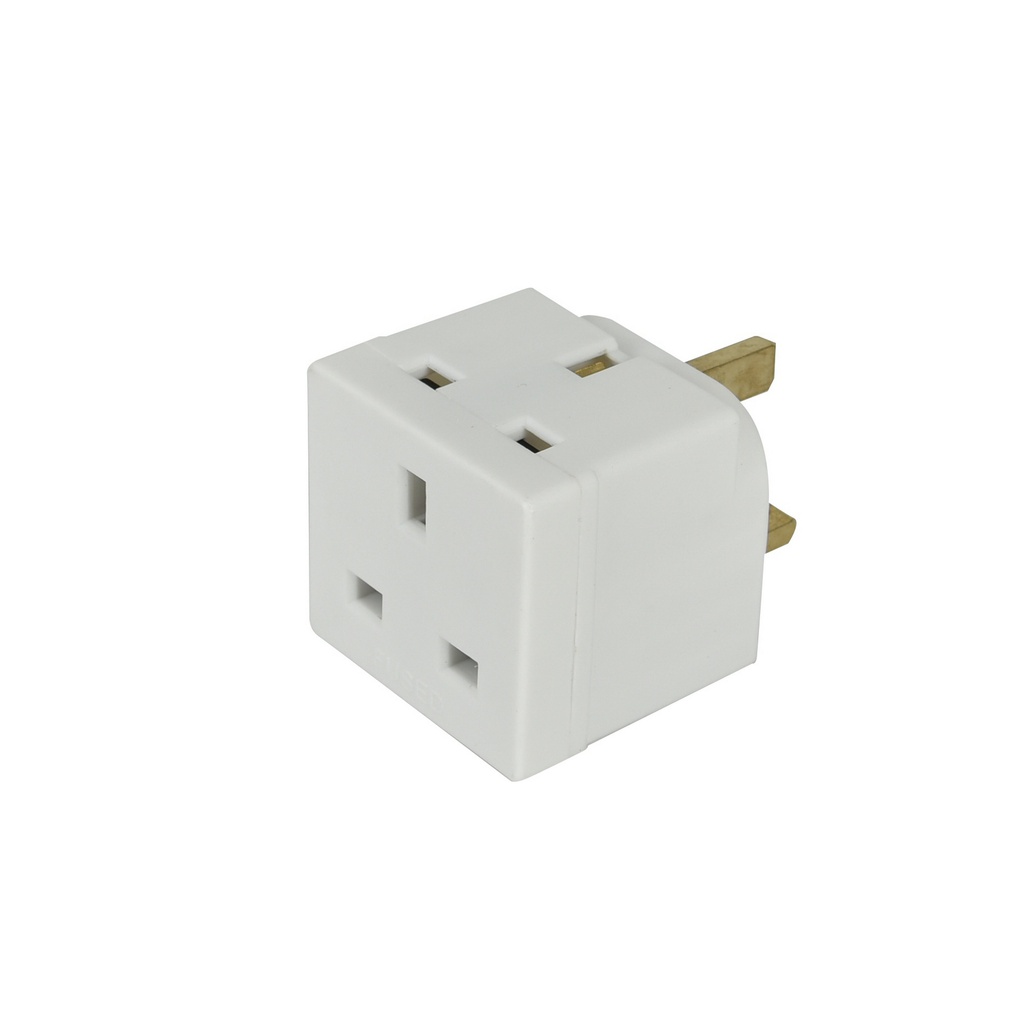 [7002] Powermaster 13A 2-Way Multiplug Adaptor