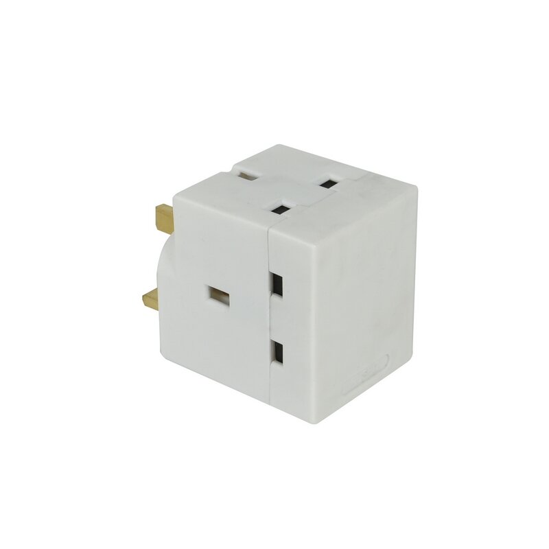 Powermaster 13A 3-Way Multiplug Adaptor