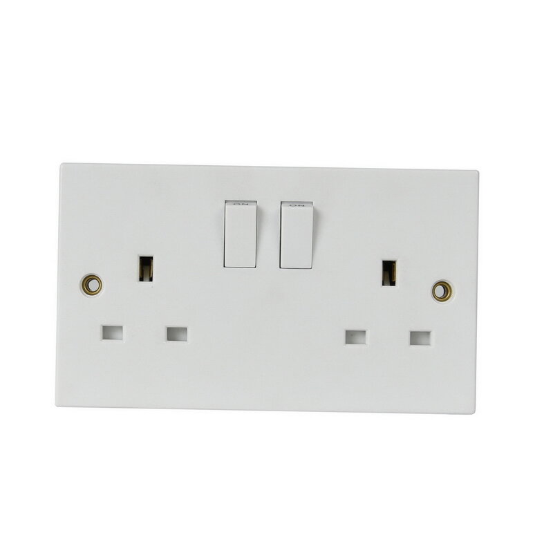 [7222] Powermaster 2 Gang 13A Switched Socket