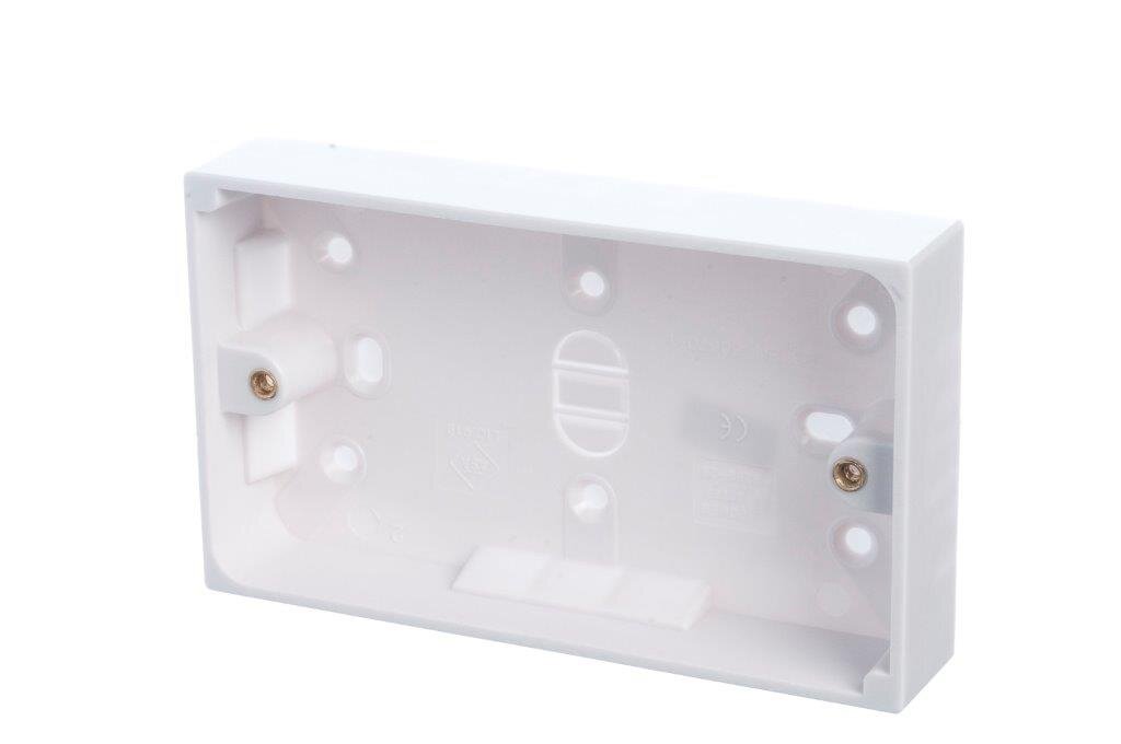 [7217] Powermaster 2 Gang Surface Socket Box