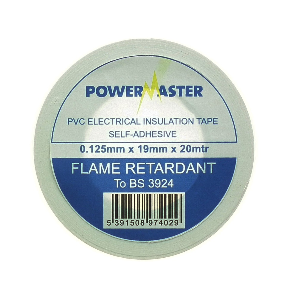 Powermaster 20mt Insulating Tape | White