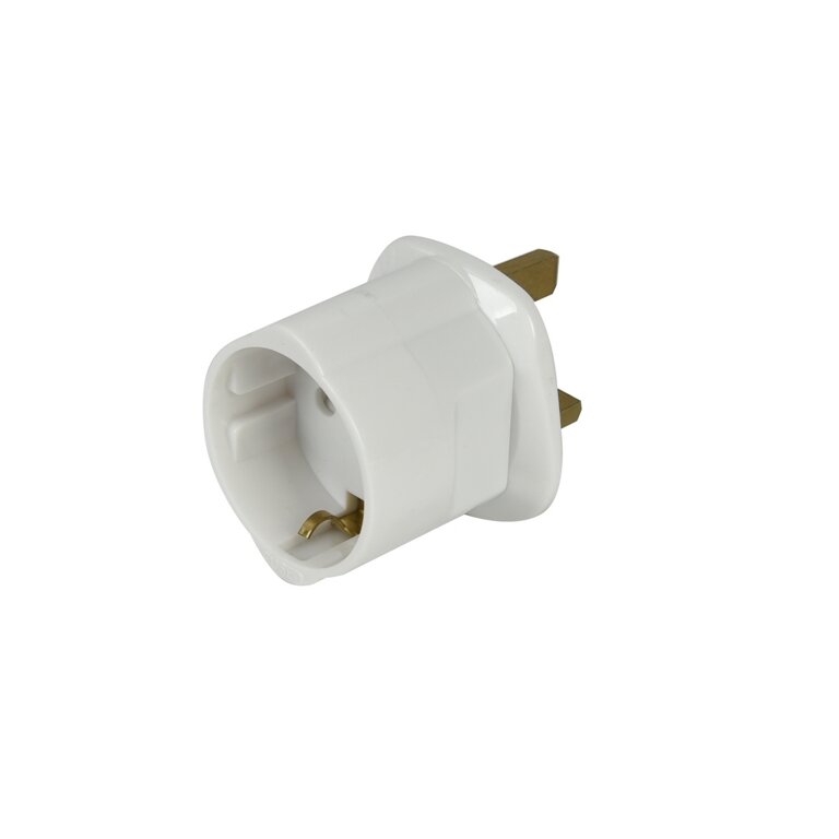 [7014] Powermaster European Visitor Travel Adaptor | EU to Ire