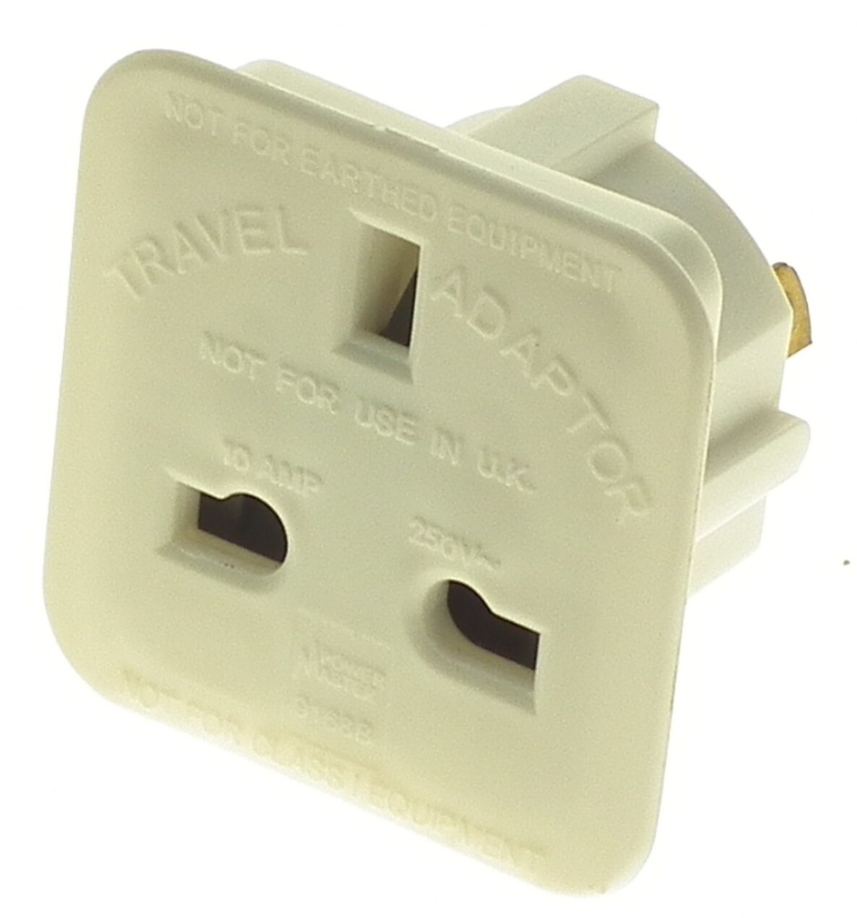 Powermaster Travel Adaptor | Ire to USA / Austrillia(2Pin Flat-13A)
