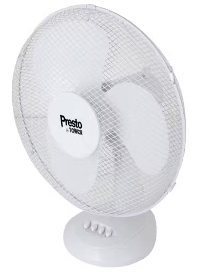 Presto by Tower 12" Desk Oscillating Cooling Fan