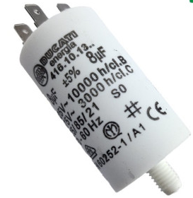 [CAP08] Qualtex | Universal 8uF Washing Machine Capacitor