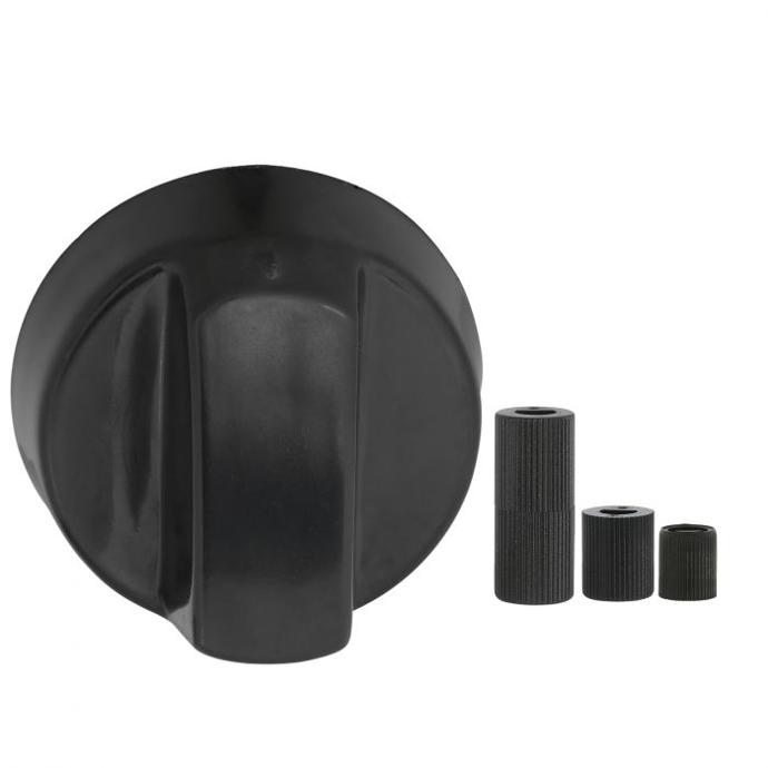 [KNB35] Qualtex | Universal Black Cooker / Oven Control Knob