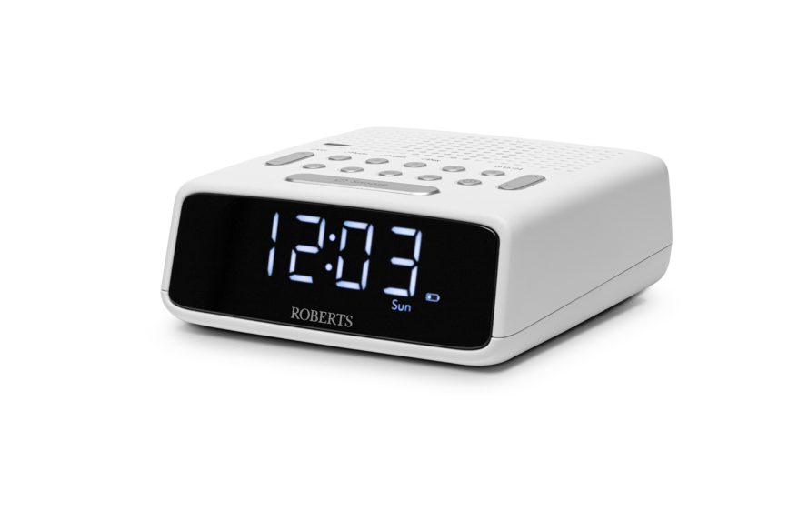 [ORTUSFMW] Roberts Ortus Dual Alarm Clock Radio |White