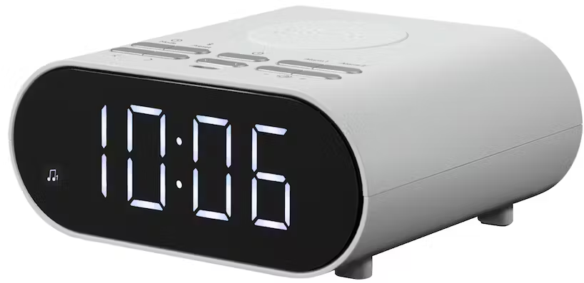 Roberts Ortus Wireless Charge Clock Radio |White