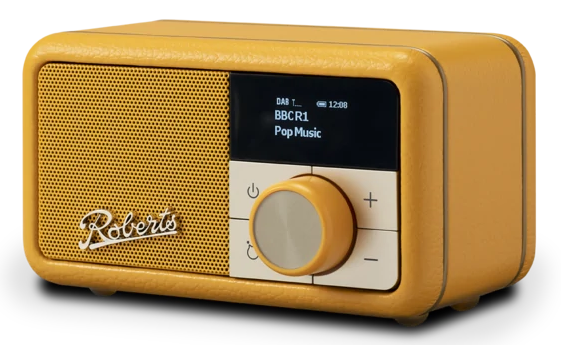[REV-PETITESY] Roberts Revival Petite Bluetooth Radio | Sunburst Yellow