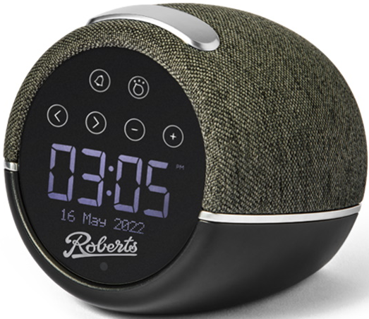 Roberts Zen Dual Alarm Clock Radio | Black