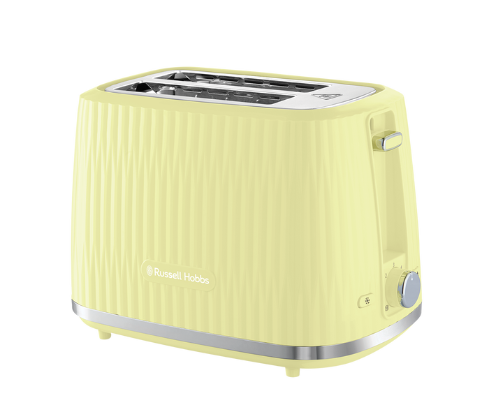 Russell Hobbs Eden 2 Slice Toaster | Lemon Yellow