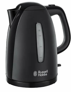[21271] Russell Hobbs Textures Black Jug Kettle