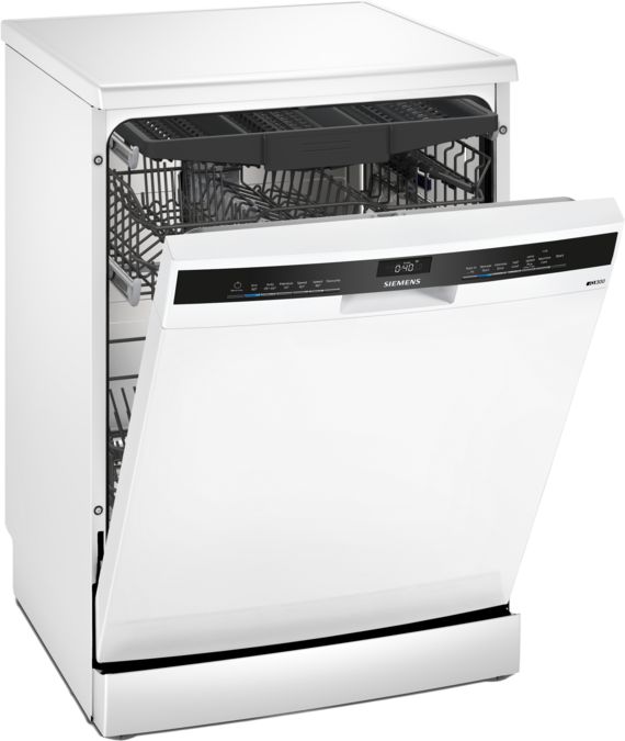 [SN23HW00MG] Siemens White VarioDrawer Dishwasher | 5 Year