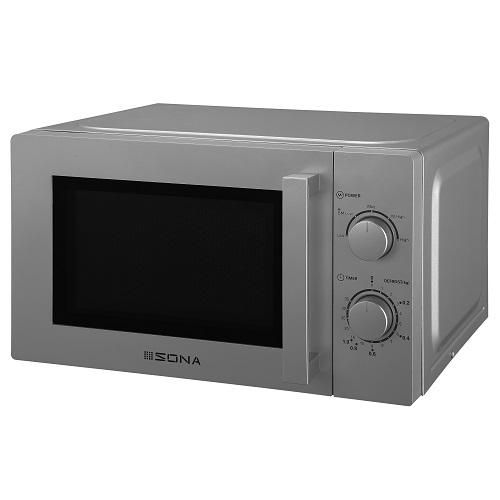 [980612] Sona 20 Litre 700w Silver Microwave Oven