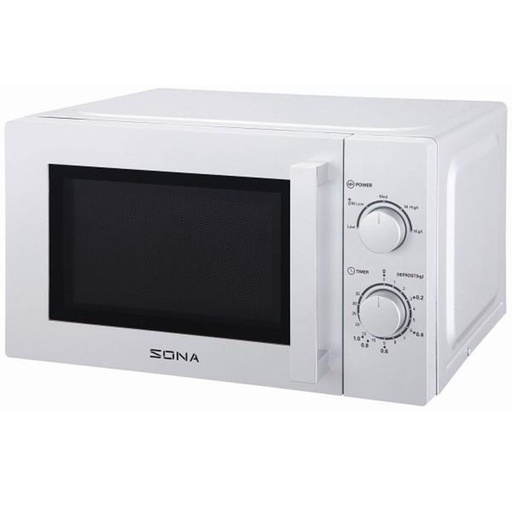 [980610] Sona 20 Litre 700w White Microwave Oven