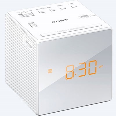 [ICFC1WCEK] Sony Digital Clock Radio | White
