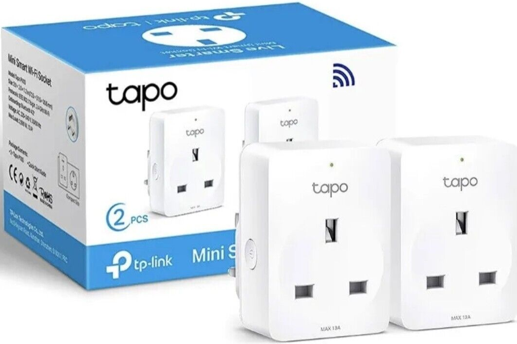 [TAPO P110(2Pk)] TP-Link Tapo Mini WiFi Smart Plug | Energy Monitor (2 Pack)
