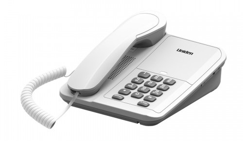 [CE7203(W)] Uniden Corded Desk Phone | White