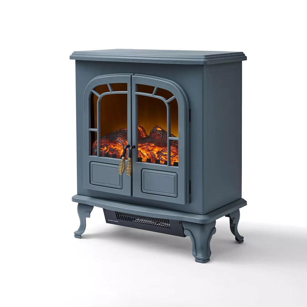 [WL46019G] Warmlite Wingham Log Effect Stove Fire | Grey