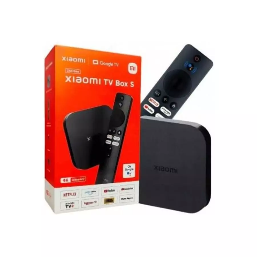 Xiaomi TV BoxS (2nd Gen) 4K Ultra HD Streaming Media Player