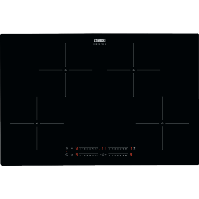 [ZIAN844K] Zanussi Wide 78cm Touch Control Induction Hob