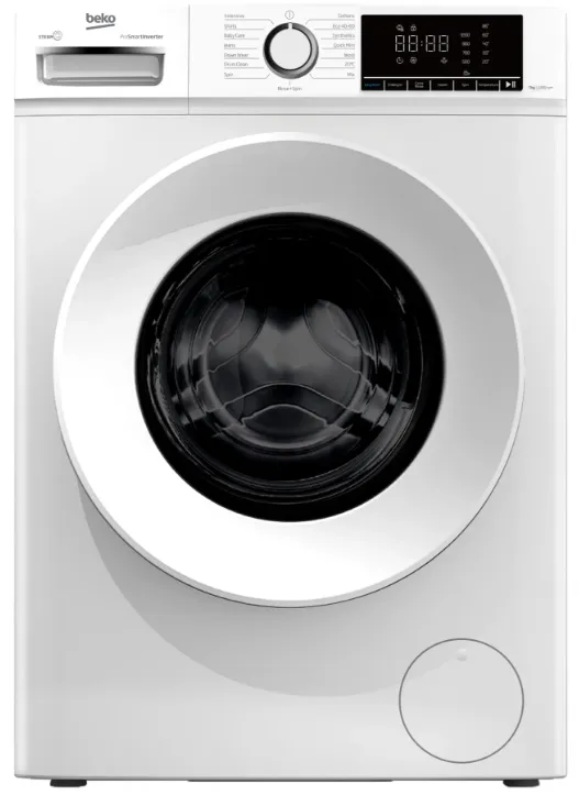 [BW1O3821W] Beko White 8kg 1200 Spin Washing Machine with ProSmart™ Inverter Motor