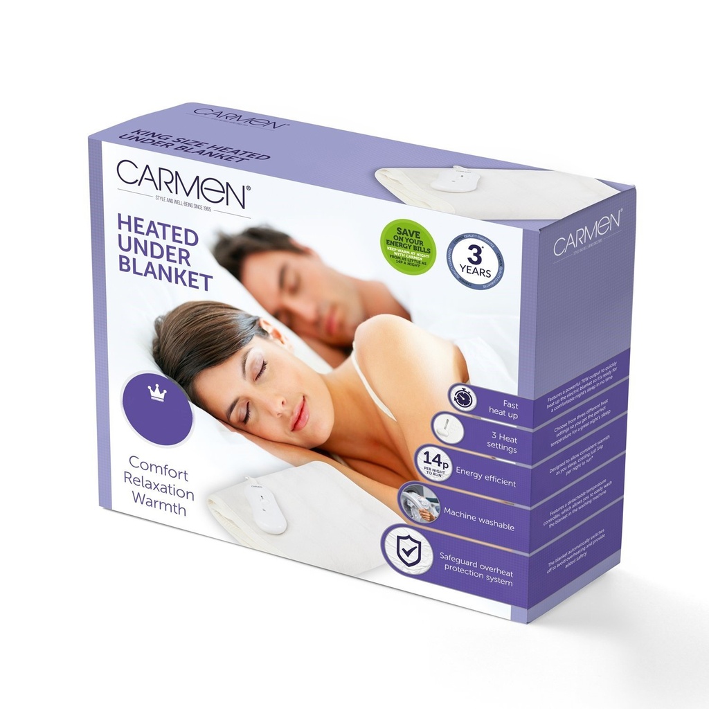 Carmen Super King Size Electric Heated Under Blanket