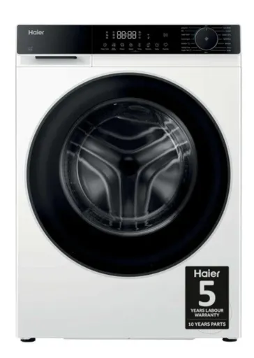 [HW90-BP14357TUUK] Haier 9Kg White Direct Drive Washing Machine | 5 Year Warranty