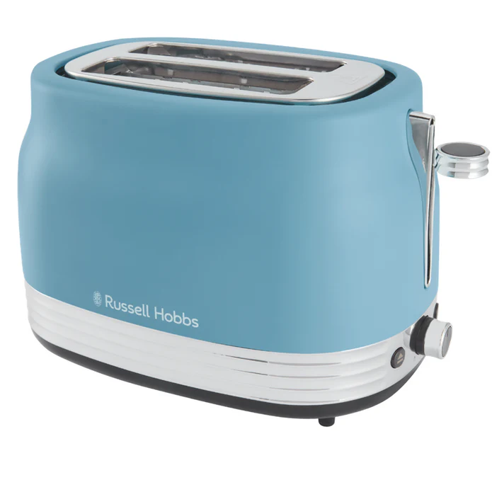 [28651] Russell Hobbs Hanley Jasmine 2 Slice Toaster | Teal