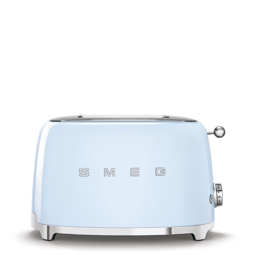 [TSF01PBUK] Smeg Retro 50's Style 2 Slice Toaster | Pastel Blue