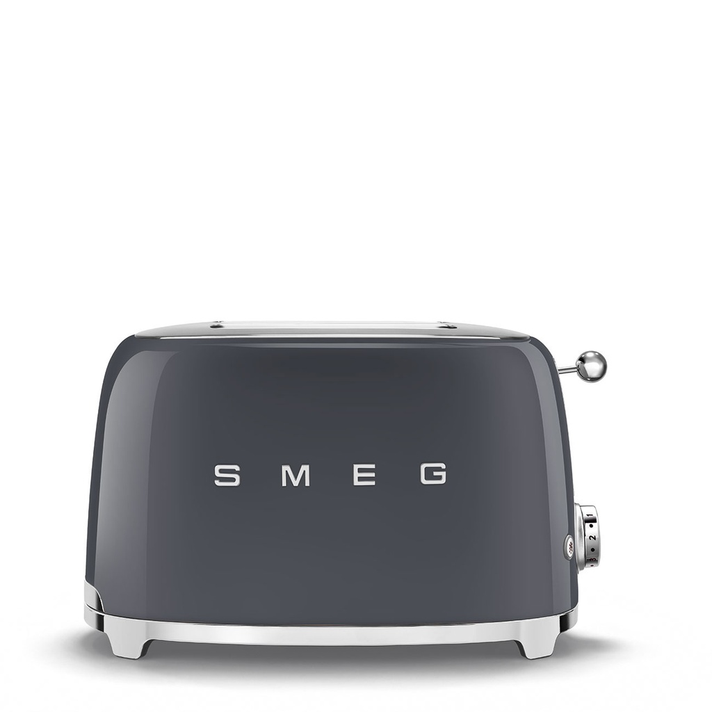 [TSF01GRUK] Smeg Retro 50's Style 2 Slice Toaster | Slate Grey