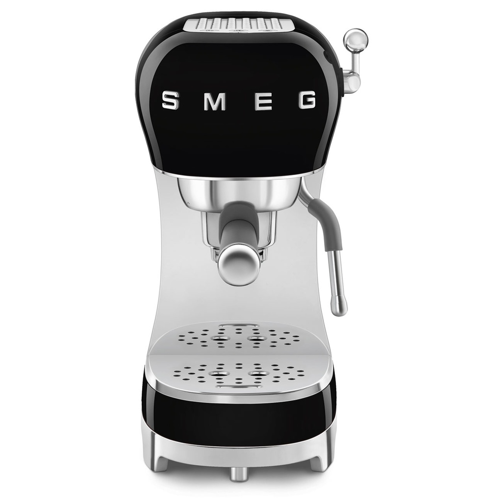 [ECF02BLUK] Smeg Retro 50's Style Espresso Coffee Machine with Pump | Black
